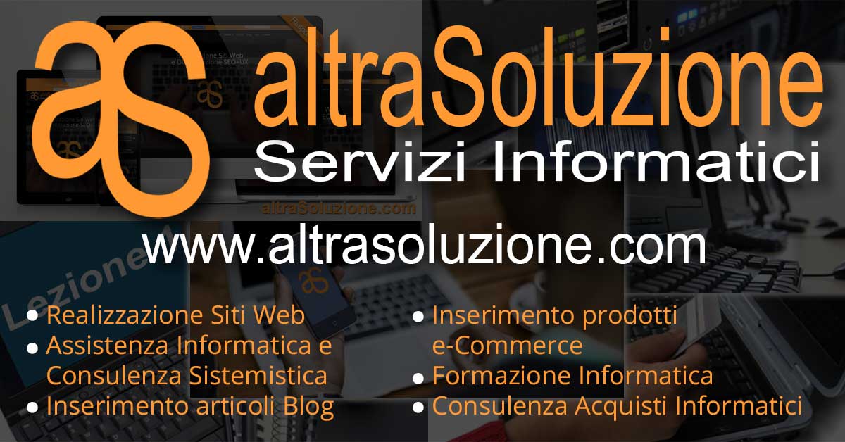 Servizi offerti da altraSoluzione